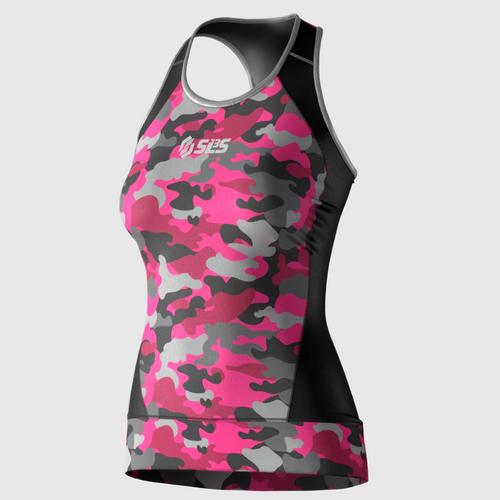 Women's Pro Camo Tri Top