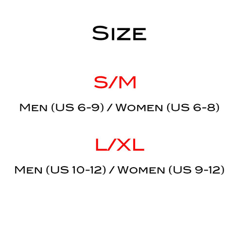 A shoe size chart for both men and women