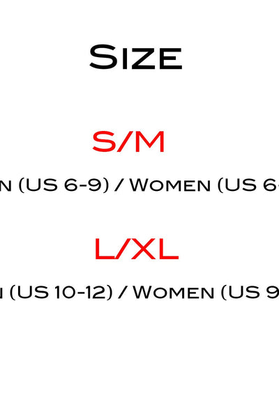 A shoe size chart for both men and women