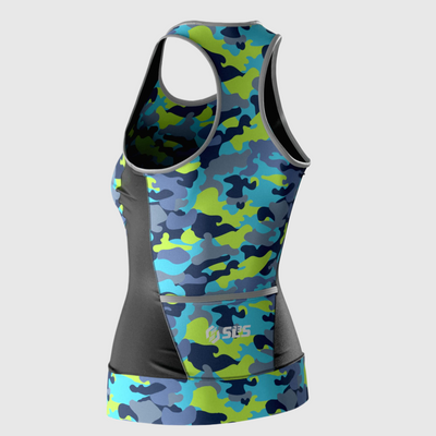 Women's Pro Triathlon Top | Camo