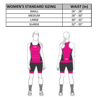 A women's waist size chart