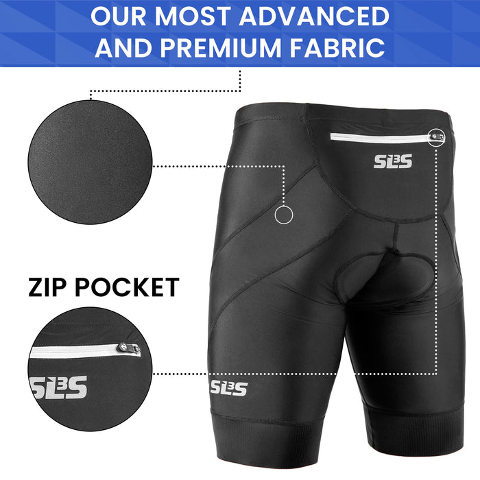 Pro Triathlon Race Shorts (Zip Pocket) | Honeycomb