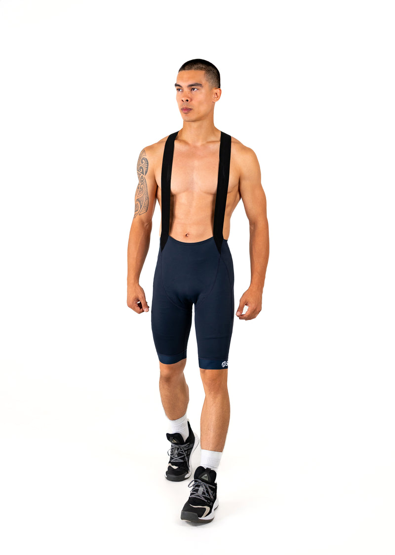 Men's Elite Slipstream Cycling Bib - Navy Carbon