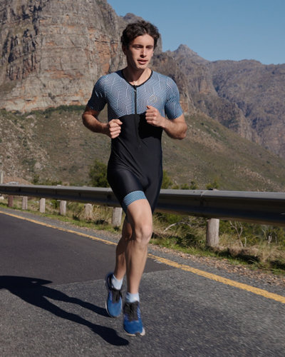 SLS3 Pantaloncini Triathlon Uomo Con Tasca: FX Z Nero, Imbottiti Per Ciclismo E Corsa, Progettazione Tedesca