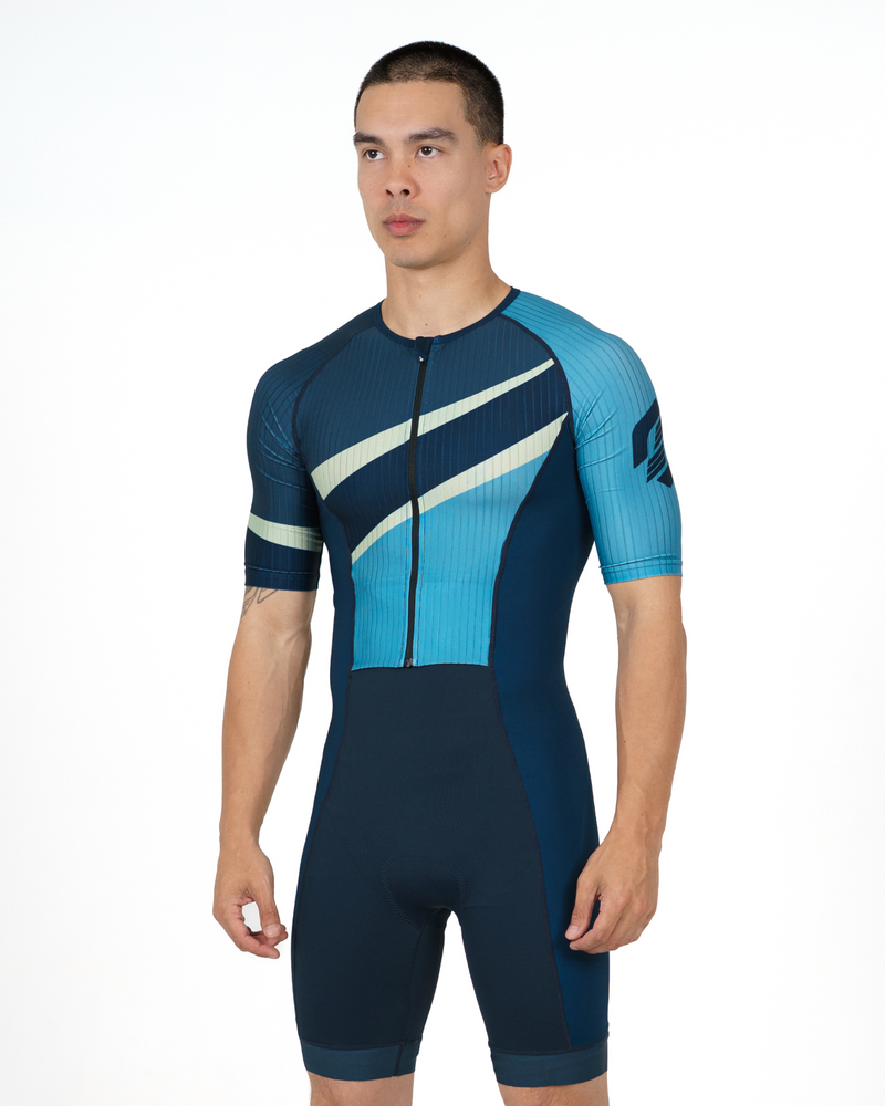Men's Elite Kaminari Tri Suit - Cobalt