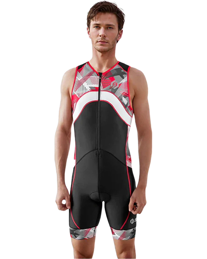 Men's Pro Trackhawk Tri Suits - Red Edge