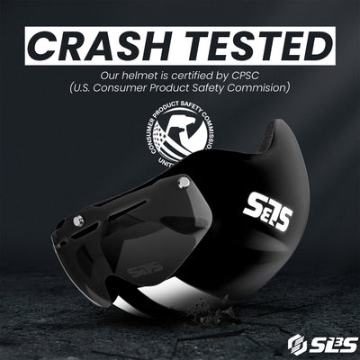 SLS3 crash tested helmet