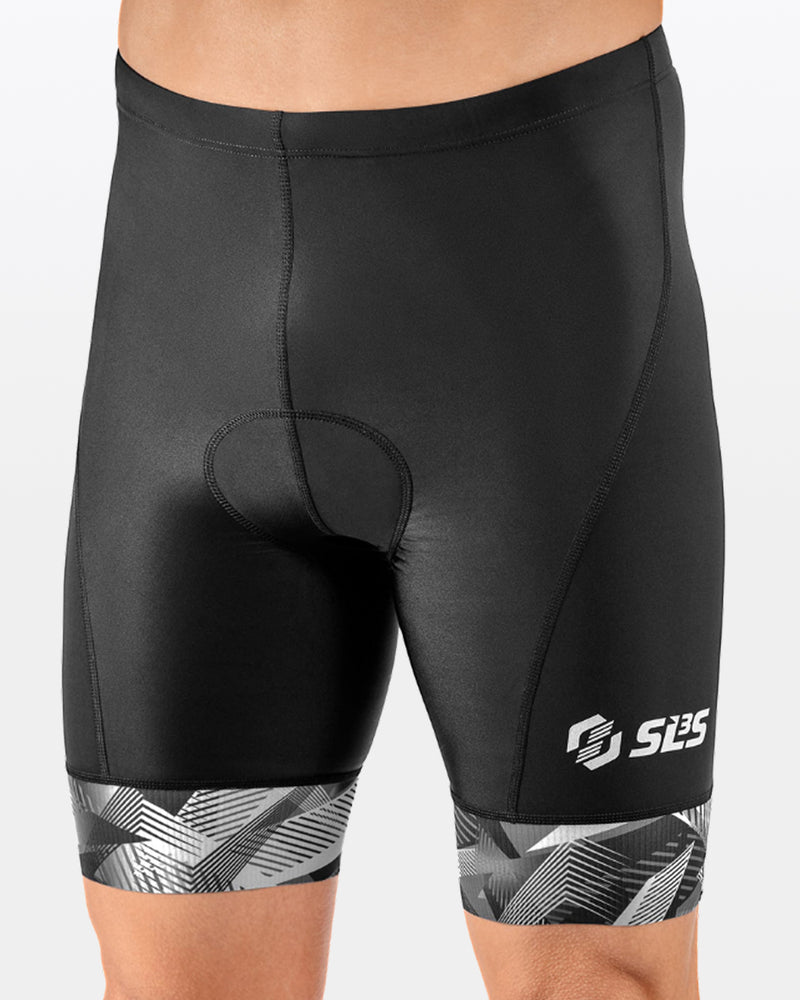 Men's Pro Apex Dual Pocket Tri Shorts - Grey Edge