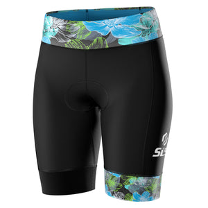 Women's AG Triathlon Shorts | Blossoms - Image 1