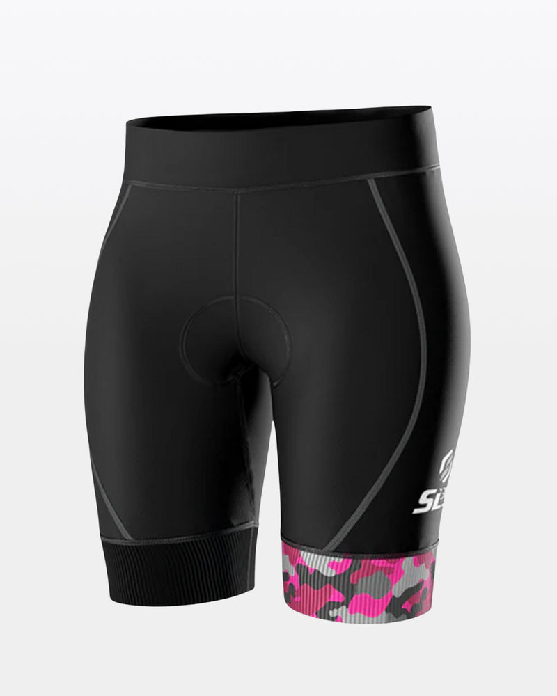 Women's AG Nova Trackhawk Tri Shorts - Pink Camo
