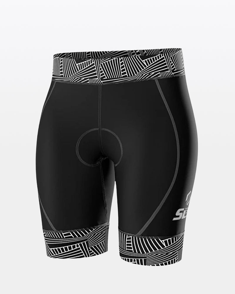 Women's Flash X1 Tri Shorts - Bella Black