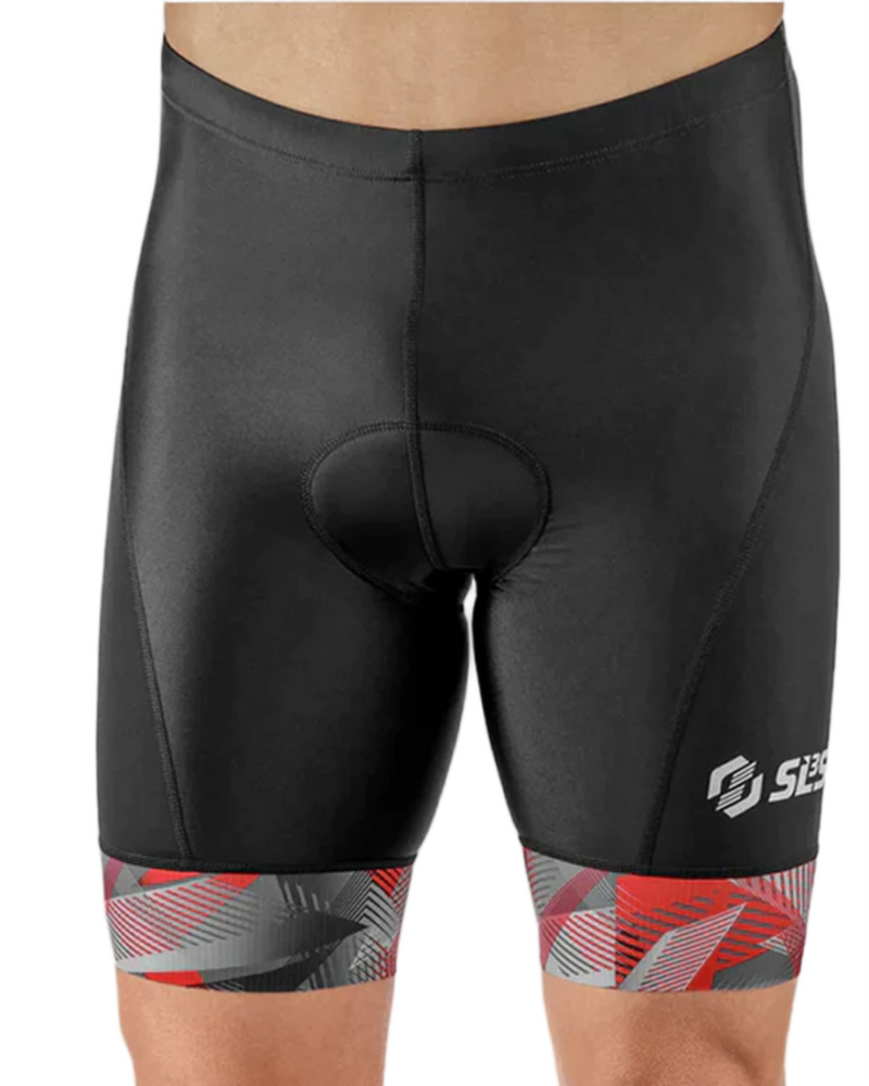 Men's Pro Apex Dual Pocket Tri Shorts - Red Edge