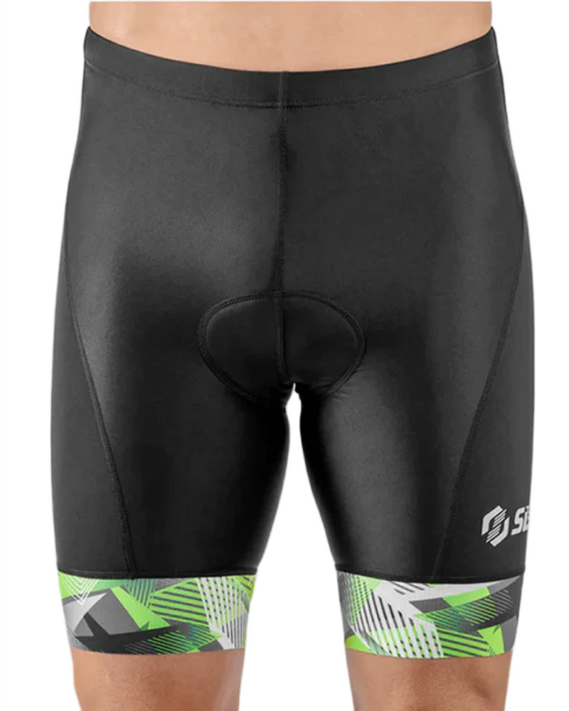 Men's Pro Apex Dual Pocket Tri Shorts - Green Edge