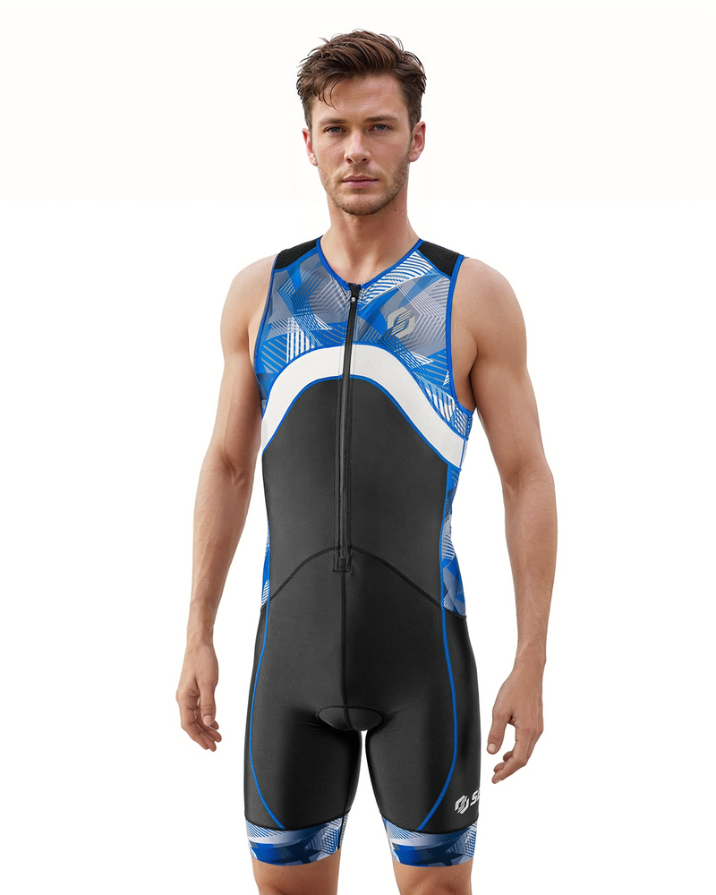 Men's Pro Trackhawk Tri Suits - Blue Edge