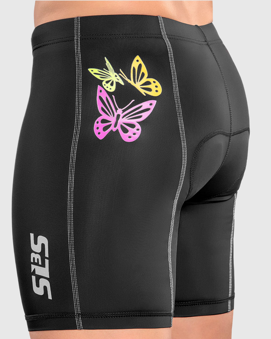 Women`s FRT - Triathlon Shorts - Black/Butterflies