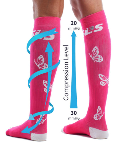 Women's Butterfly Compression Socks - SALE