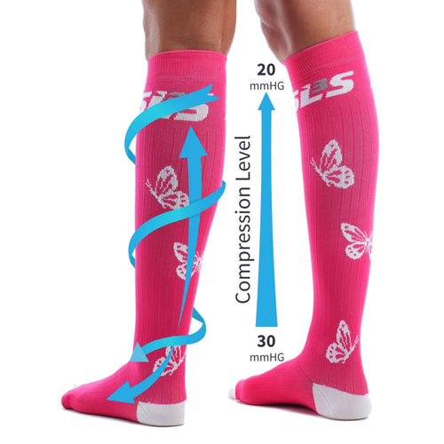 Women's Butterfly Compression Socks - SALE