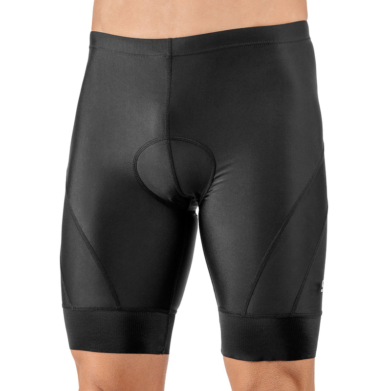 Pro Triathlon Race Shorts Black (Zip Pocket) - Solid Black